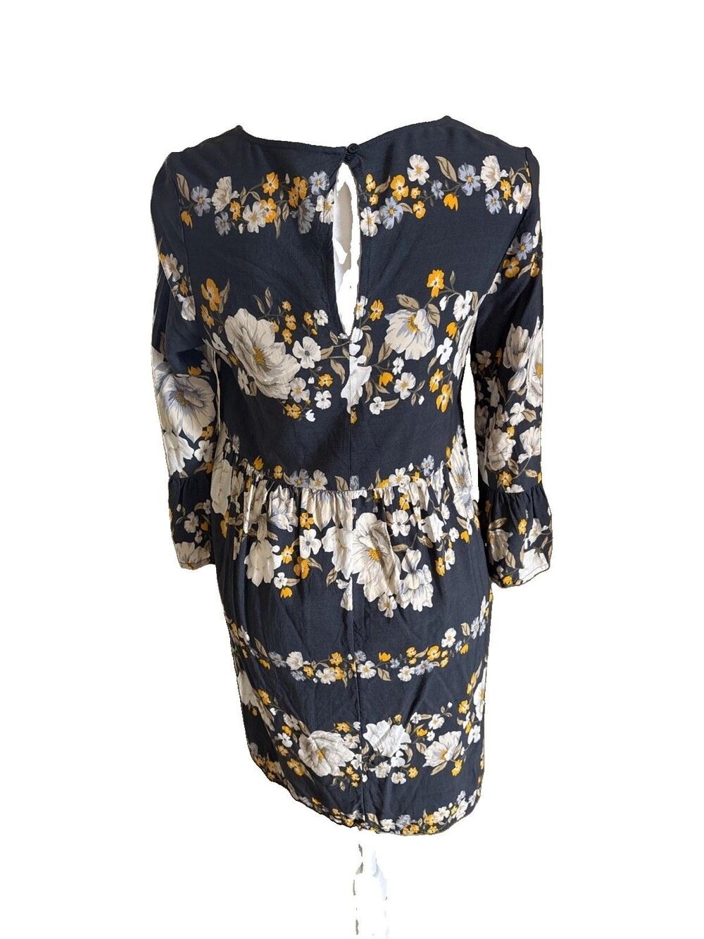 Old Navy XS Women’s Sheath Floral Dress With Bell Sleeves - Picture 2 of 7